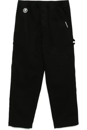 A Bathing Ape Gerade Hose mit Moonface-Logo