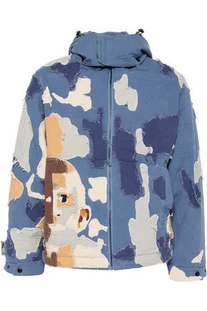 KIDSUPER STUDIOS Canvas-Jacke im Patchwork-Look