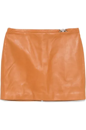 VERSACE Minirock aus Leder