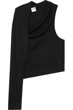 Courrèges Schulterfreies Strickoberteil