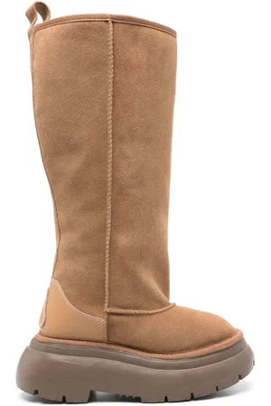 R13 Chunky Stiefel aus Shearling