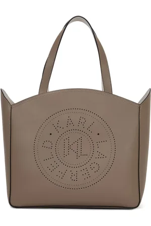 Karl Lagerfeld Große K/Circle Tote Bag mit Lochmuster