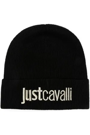 Roberto Cavalli Beanie mit Logo-Stickerei