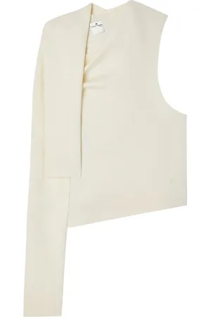 Courrèges Schulterfreies Strickoberteil