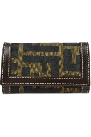 Fendi 1990-2000s Zucca Schlüsseletui mit sechs Haken