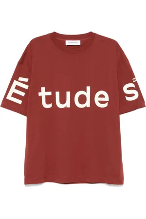 Etudes T-Shirt mit Logo-Print