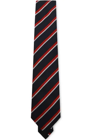 Ermenegildo Zegna Gestreifte Jacquard-Krawatte