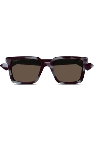Gucci Sonnenbrille mit eckigem Gestell