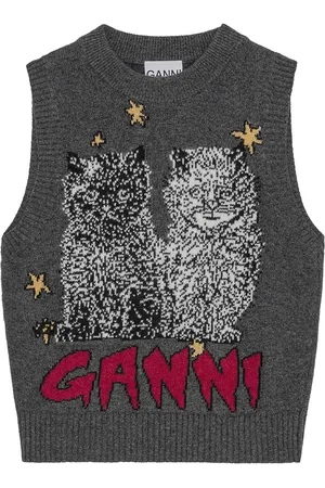 Ganni Besticktes Top