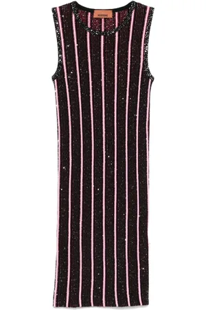 Missoni Geripptes Minikleid mit Pailletten