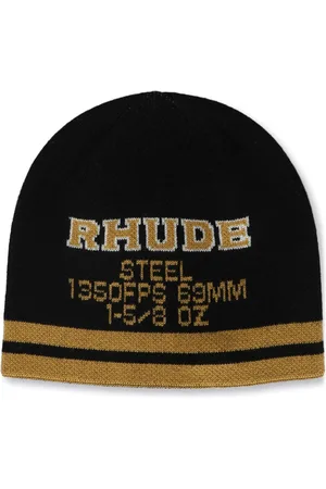 Rhude Beanie mit Intarsien-Logo