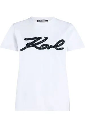 Karl Lagerfeld T-Shirt mit Logo-Verzierung