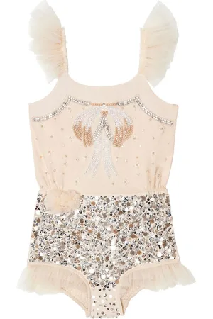 Tutu Du Monde Playsuit mit Pailletten