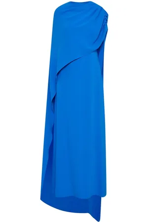 Oscar de la Renta Drapierter Georgette-Kaftan