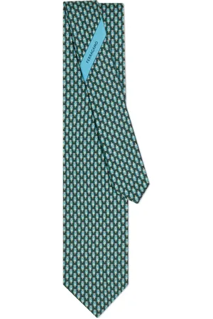 Salvatore Ferragamo Krawatte mit Roller-Print