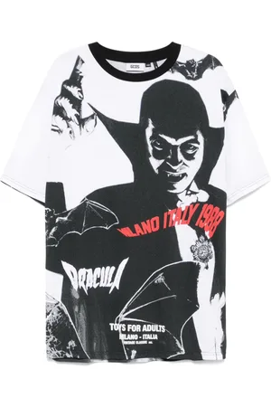 GCDS T-Shirt mit Dracula-Print