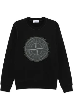 Stone Island Sweatshirt aus Bio-Baumwolljersey