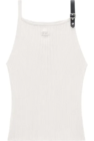 Courrèges Top mit Schnalle