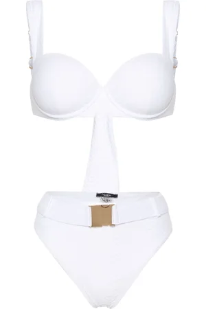 Noire Swimwear Nikki Bikini mit Schlangenleder-Optik