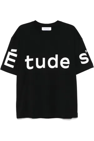 Etudes T-Shirt mit Logo-Print