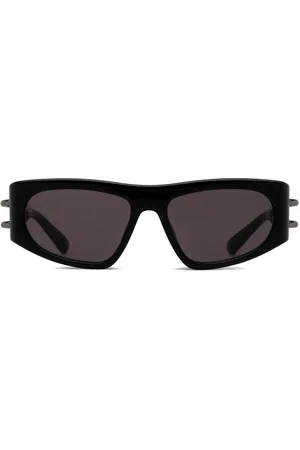 Alexander McQueen Sonnenbrille mit eckigem Gestell