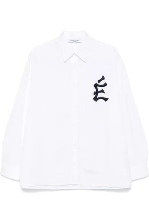 Etudes Hemd mit Logo-Stickerei