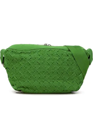 Bottega Veneta 2012-2023 Canvas Intrecciato Webbing Cassette Umhängetasche
