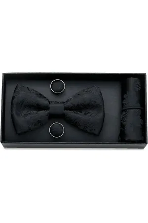 M. Moustache Fliegen-Set mit Blumenmotiv