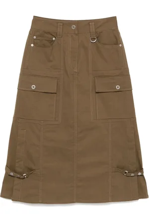 3.1 Phillip Lim Gerader Rock mit Zierknöpfen