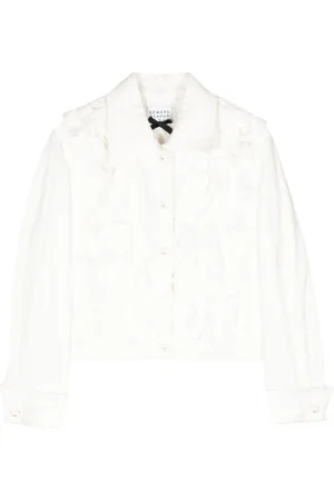 Edward Achour Paris Hemdjacke mit Rüschen