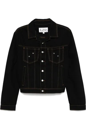 Ludovic De Saint Sernin Jeansjacke mit Self Portrait-Print