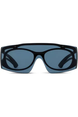 Alexander McQueen Sonnenbrille mit Logo-Print