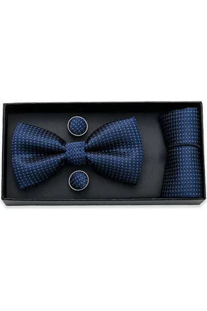 M. Moustache Fliegen-Set mit Jacquardmuster