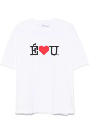 Etudes T-Shirt mit Slogan-Print