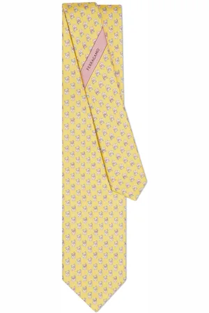 Salvatore Ferragamo Krawatte mit Bulldog-Print