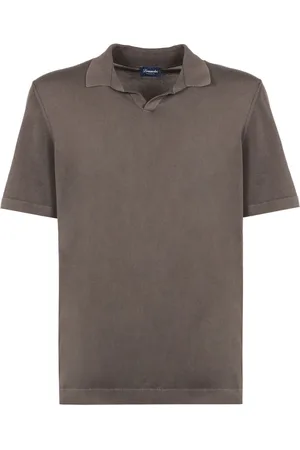 DRUMOHR Poloshirt mit V-Ausschnitt
