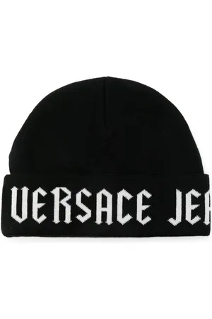VERSACE Mütze mit Logo-Jacquardmuster