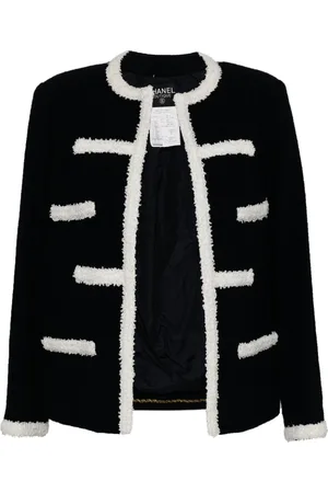 CHANEL 1995 Jacke ohne Kragen
