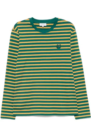 Maison Kitsuné Langarmshirt mit Fuchskopf