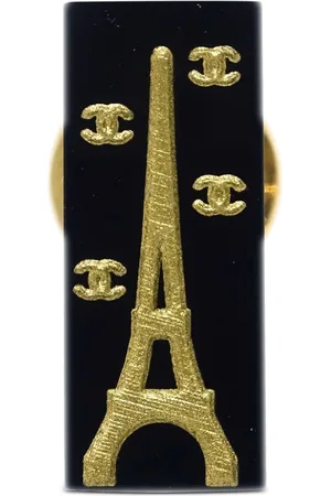 CHANEL 2005 CC Eiffelturm-Brosche