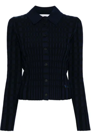 Maison Kitsuné Kariertes Strickhemd