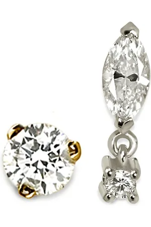 Lark & Berry 14kt Quiet Luxury Goldohrringe mit Diamanten