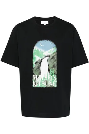 Maison Kitsuné Waterfall Oversized-T-Shirt