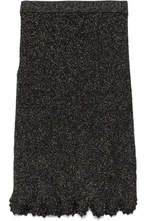 Chloé Gestrickter Midirock