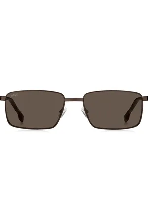 HUGO BOSS Sonnenbrille mit eckigem Gestell