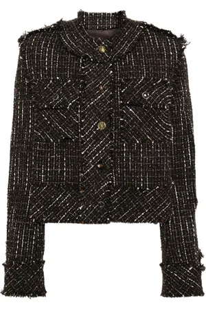JNBY Tweed-Jacke mit Kristallen