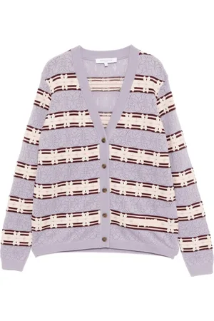 Maison Kitsuné Cardigan mit Fairisle-Muster