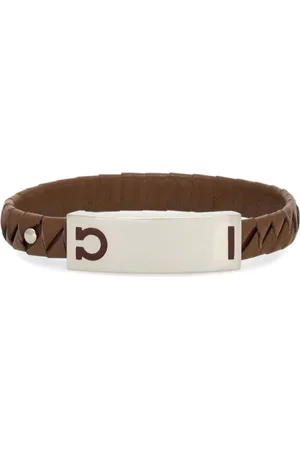 Salvatore Ferragamo Lederarmband mit Gancini-Detail
