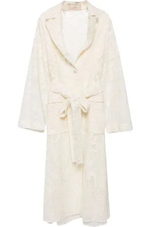 Elie saab Bestickter Tüllmantel