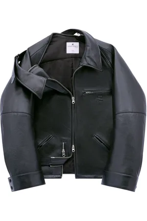 Courrèges Bikerjacke aus Leder